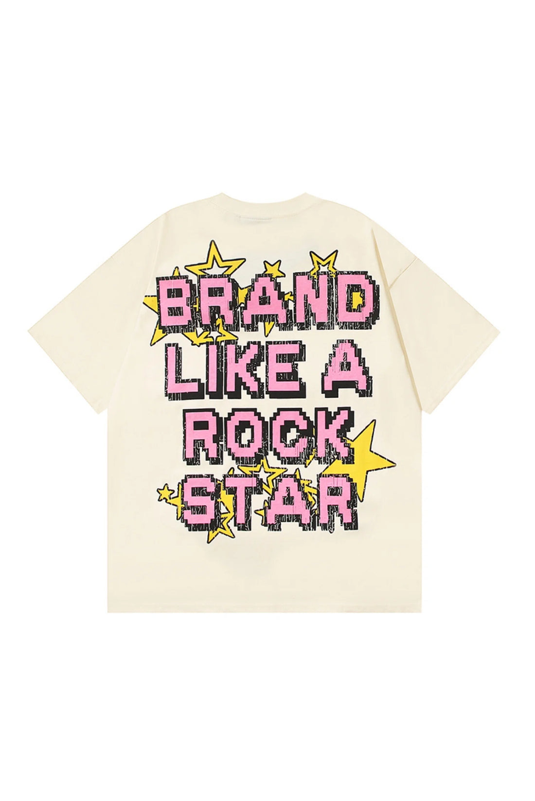 HellStar Studio funny skull text T-shirt