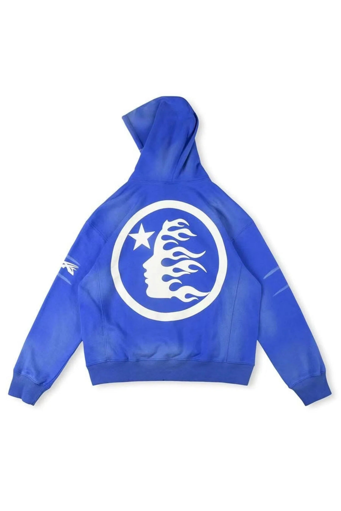Blue/Yellow Hellstar No Guts No Glory Hoodie