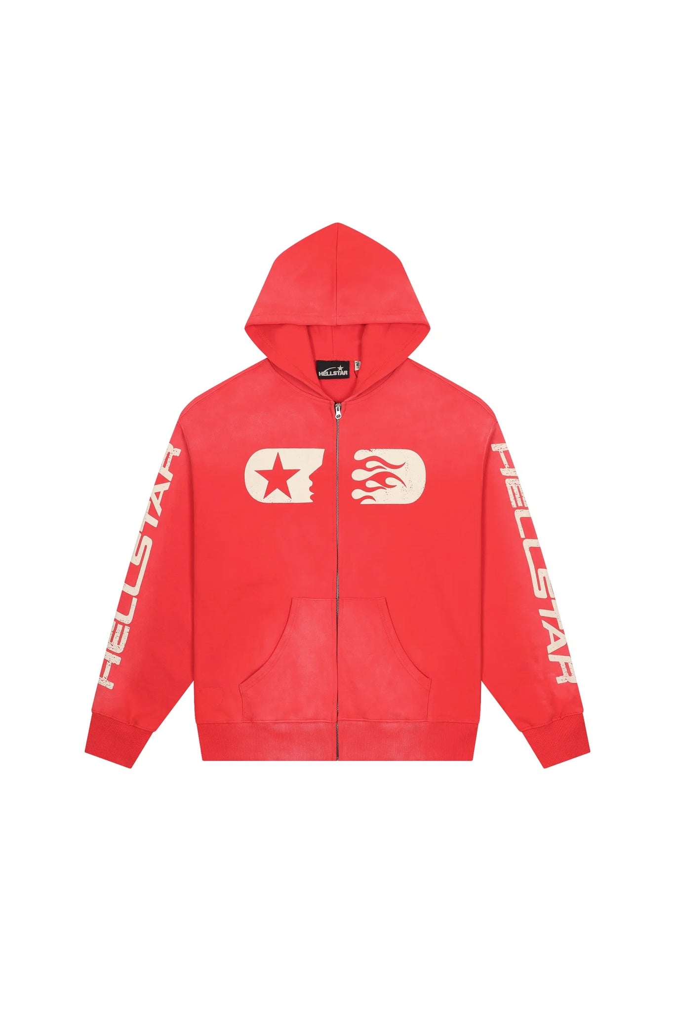 Red Hellstar Kids Pullover Hoodie