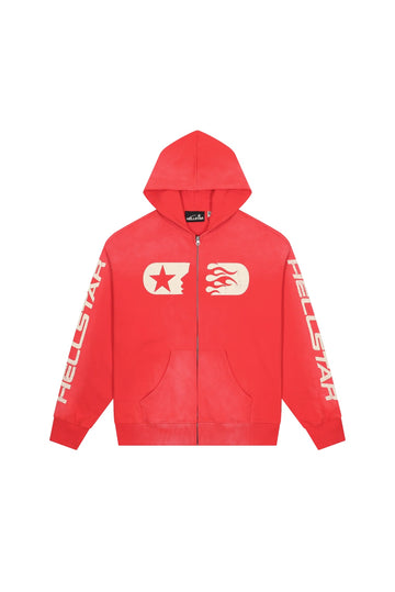 Red Hellstar Kids Pullover Hoodie
